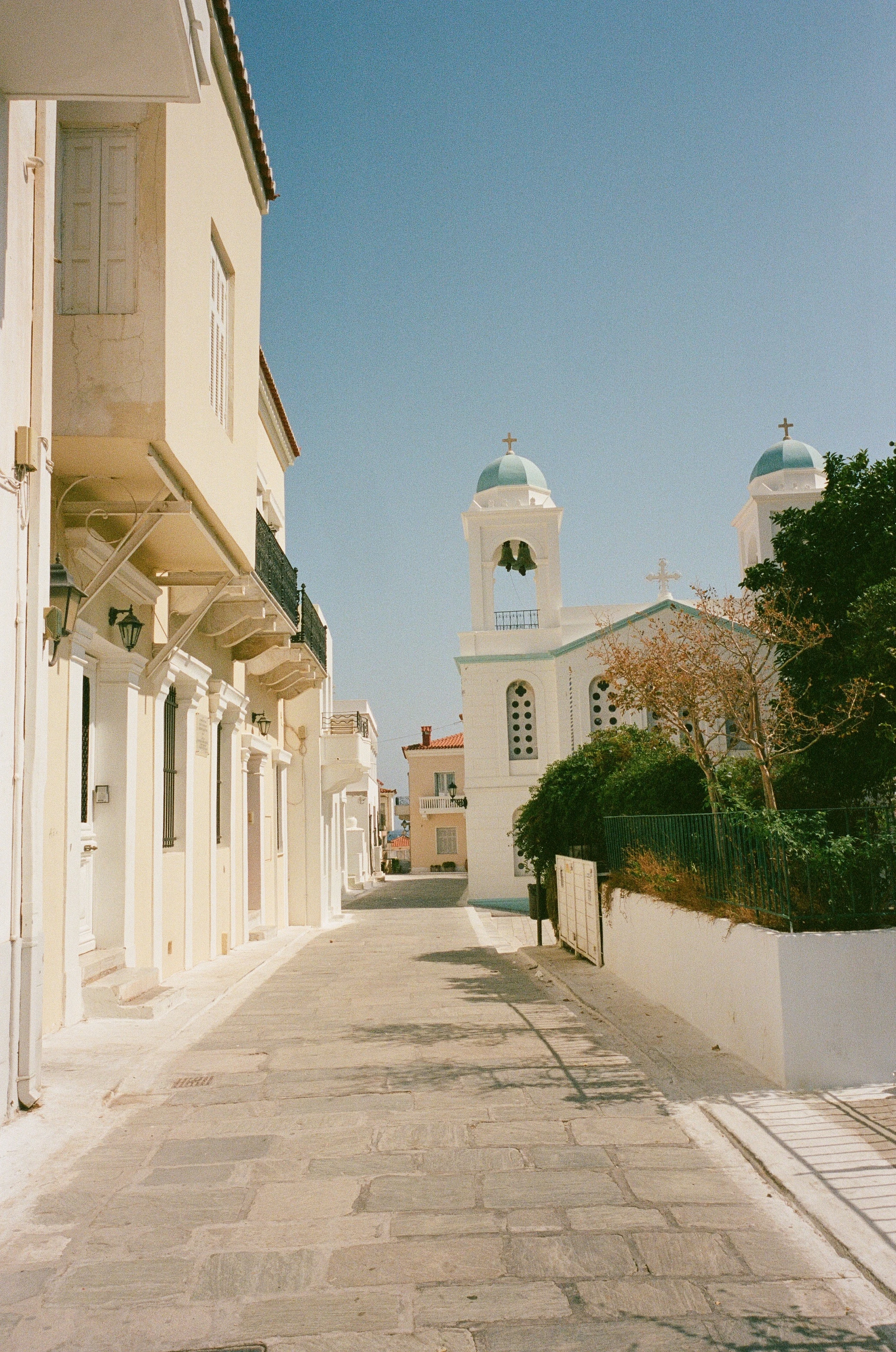 The streets of Chora Andros